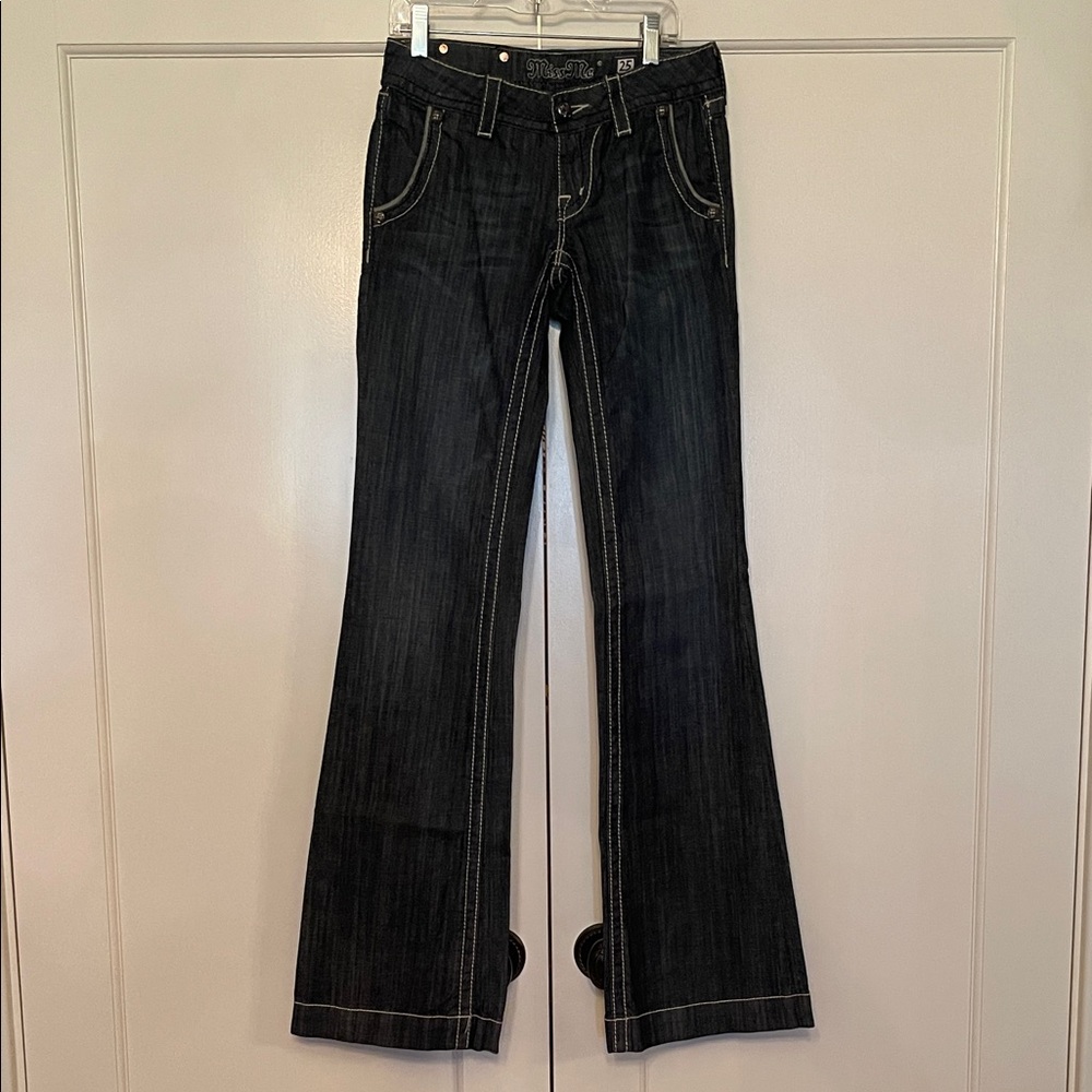 Women's Miss Me Dark Was Trouser Flared Jeans